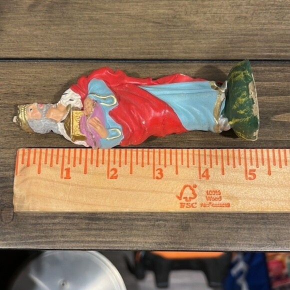 Lot of 5 vintage Nativity figures - Picture 10 of 14